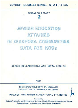 >Jewish Educational Statistics Research Report 2