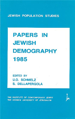 >Papers in Jewish Demography 1985